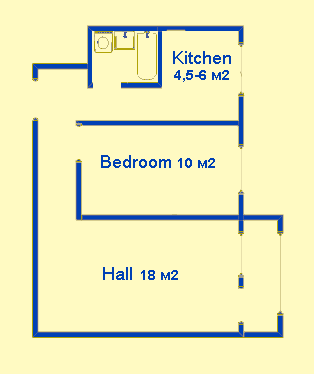 Scheme 2-room ap.